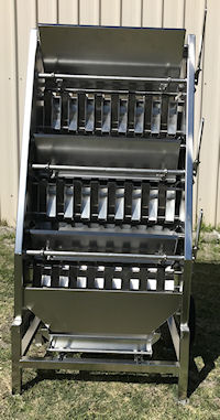 Three-Tiered Riffle Splitter