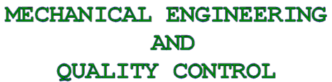 mechanical Engineering  and Quality Control